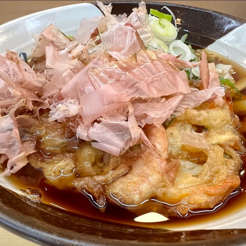 かき揚げきしめん(名代きしめん 住よし JR名古屋駅3・4番ホーム店)