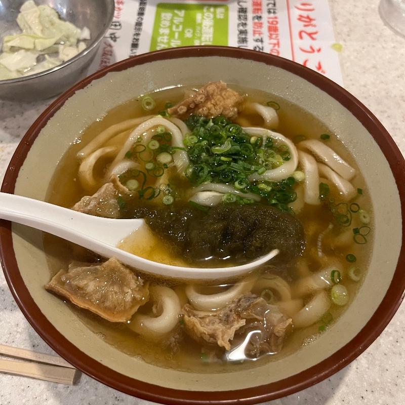 かすうどん(串カツ田中 武蔵境店)