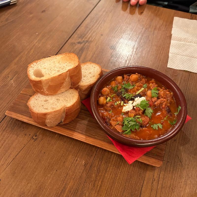 挽き肉と豆の煮込みチリコンカン(渋谷メキシカン カサデサラサ)