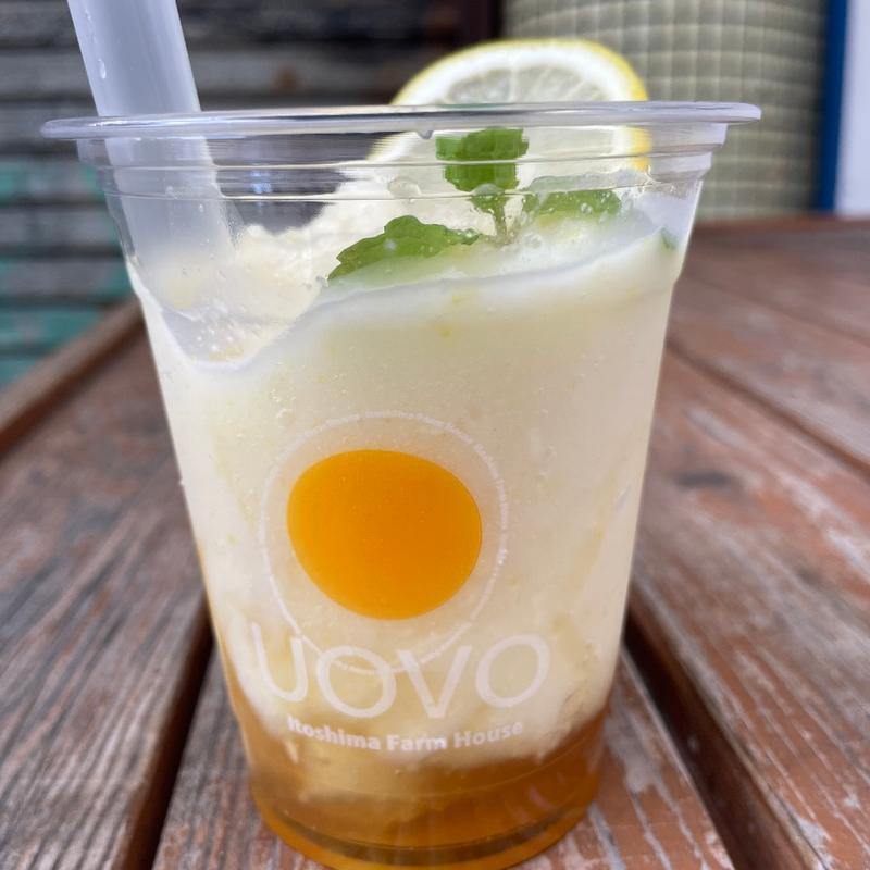 ハニーレモンスムージー(糸島カフェ ファームハウスUOVO博多店)