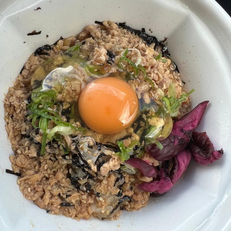 旨だしとりそぼろ丼(すき家 足立一ツ家店 )