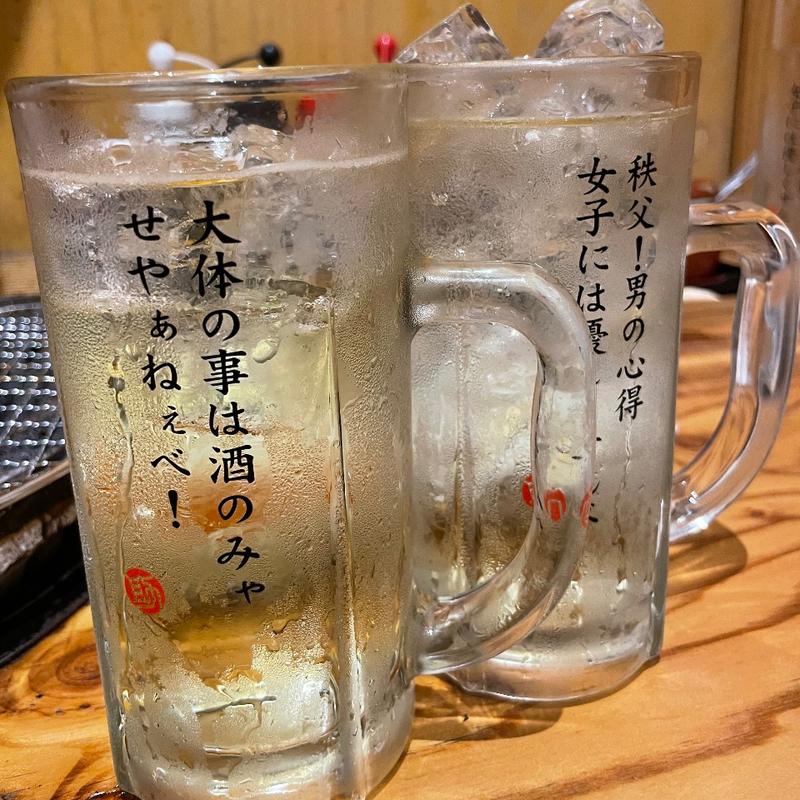 ハイボール(秩父焼肉ホルモン酒場 まる助 蕨店)