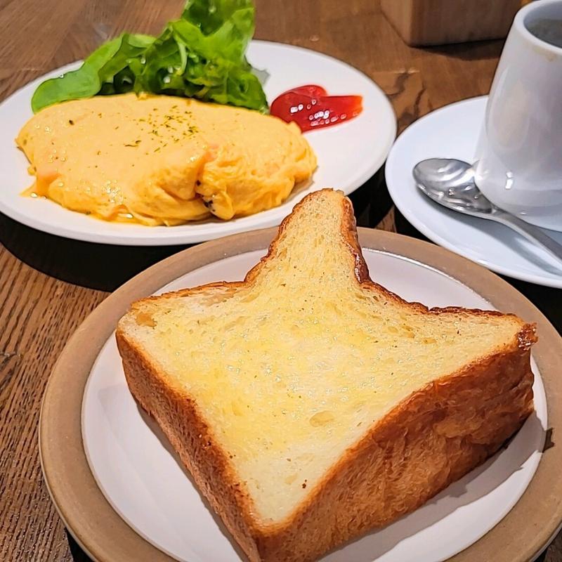 オムレツとトースト(パンとエスプレッソとまちあわせ)