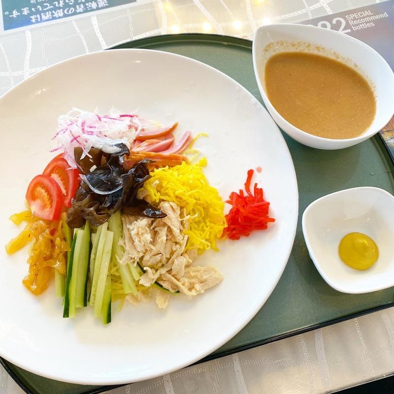 冷やし中華(熊谷ゴルフ場内レストラン （株）ダイナック)