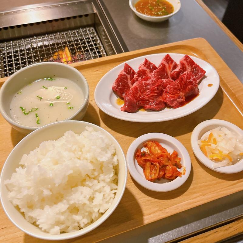 ハラミ定食(ひとりカルビ1965)