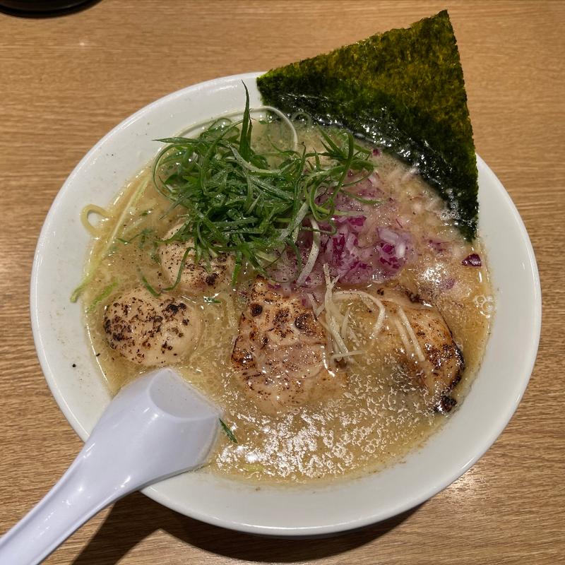 鶏白湯　炙り鶏そば(丸源ラーメン 羽曳野店)
