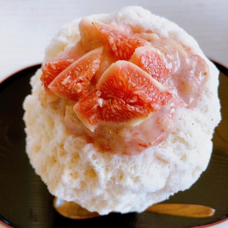 無花果のかき氷(RIGOLO DESSERT （リゴロ デセール）)