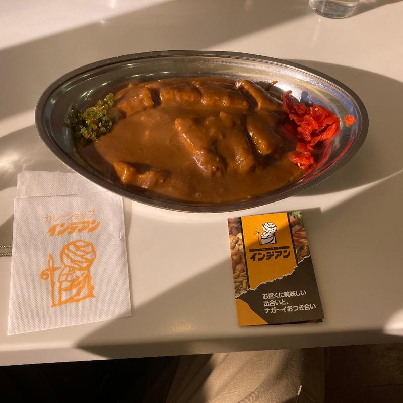 インデアンカツカレー 激辛(カレーショップ インデアン 愛国店)