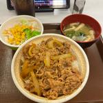 牛丼+サラダセット(すき家 城陽久世店 )