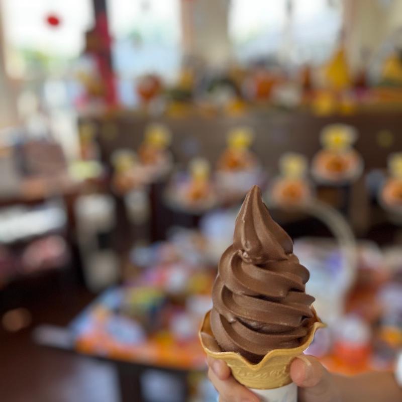 チョコソフトクリーム(ふくる（旧：アイスクリーム工房べレル）)