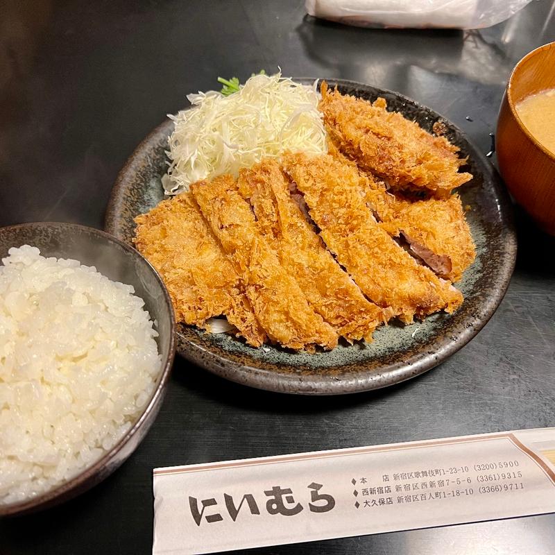 ヒレ・メンチカツ定食(とんかつ にいむら 本店 )