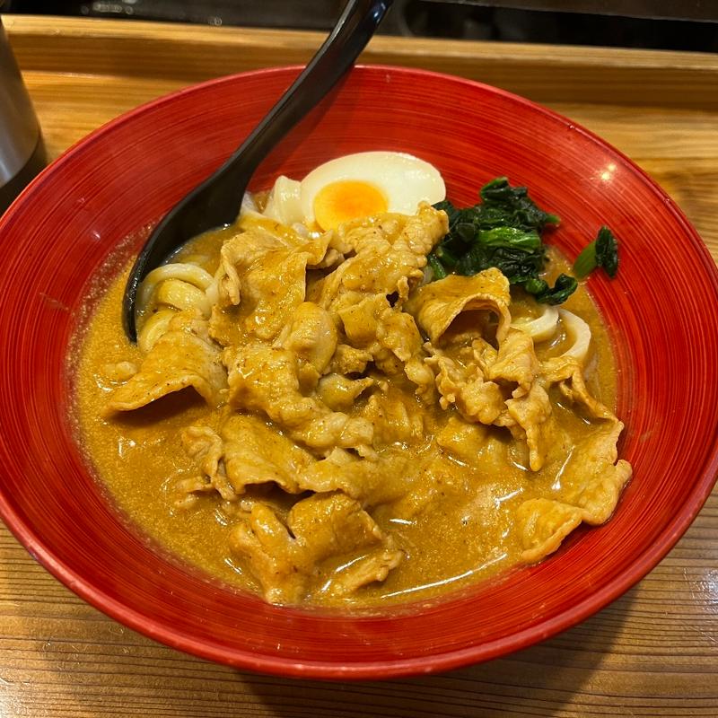 豚カレーうどん肉2倍(千駄木うどん 汐満 )