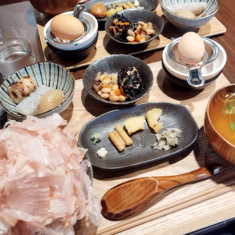 おばんざい2品と鰹節ご飯(鰹節専門店節道)