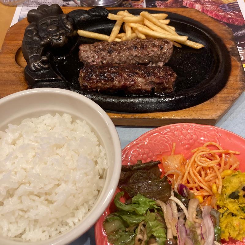 炭焼きがんこハンバーグランチ250g(ステーキハウス ブロンコビリー多摩ニュータウン通り店)