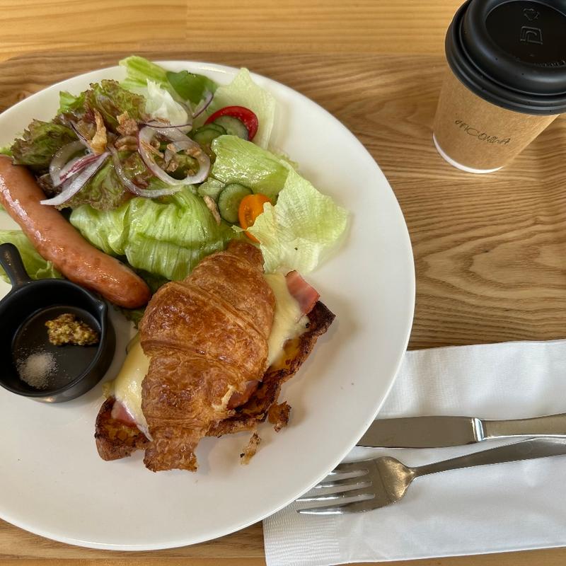 モーニングセット(Patisserie HACONIWA 山中湖)