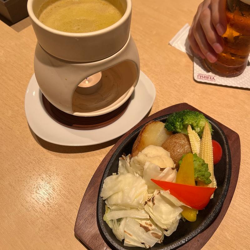 グリル野菜のバーニャカウダー(Yebisu Bar キュービックプラザ新横浜店)