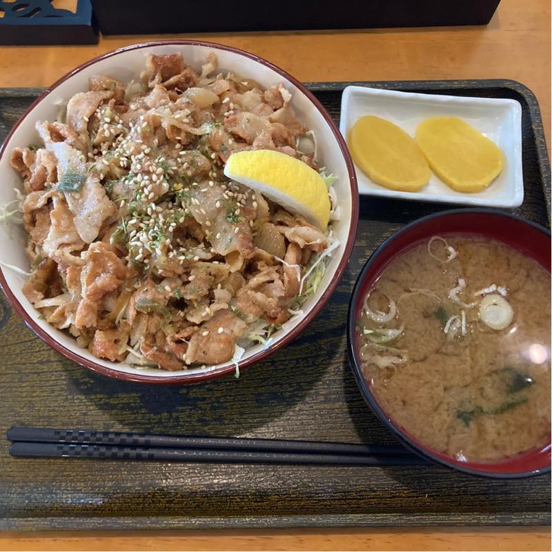 ねぎ塩豚トロ丼(ペリカン)