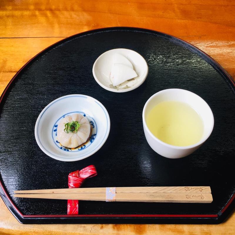 付き出し_筍そば(霧島そば處かわぐち )