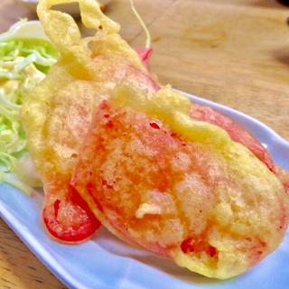 紅しょうが天(北浦酒店)