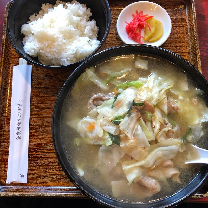 一発ラーメン【塩】セット【半ライス•お新香】(はしご屋 （はしごや）)