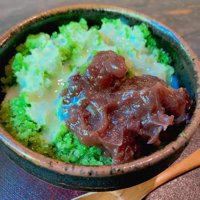 氷宇治金時(空点庵 （くうてんあん）)