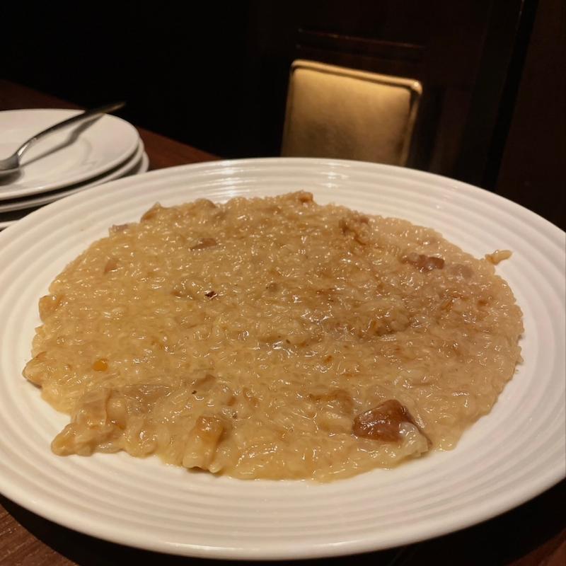 ポルチーニのリゾット(トラットリア クイント)