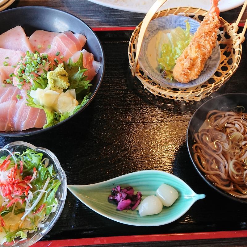 まぐろ3色丼御膳(鮨いもん屋 まいど )