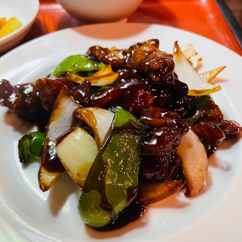 黒酢酢豚(向来)