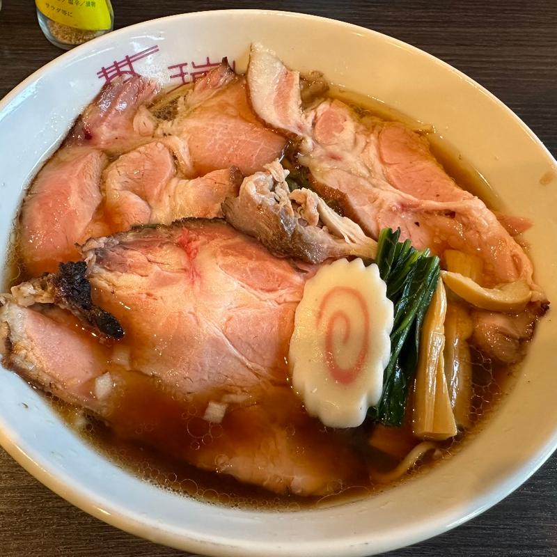 TOKYO_Xの生姜醤油焼豚麺(中華蕎麦 瑞山)