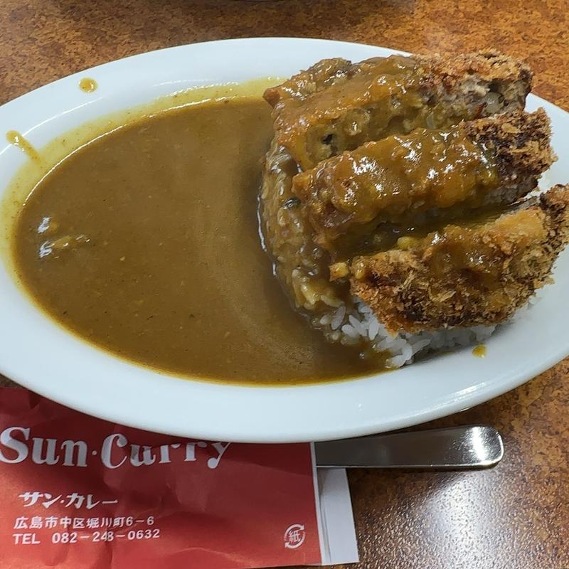 ハンバーグカツカレー　大盛(サン・カレー )
