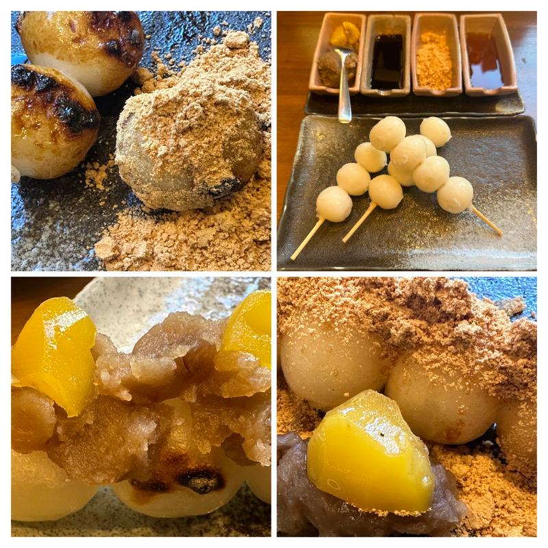 だんご三昧・栗あん(コメダ和喫茶 おかげ庵 大和駅前店)