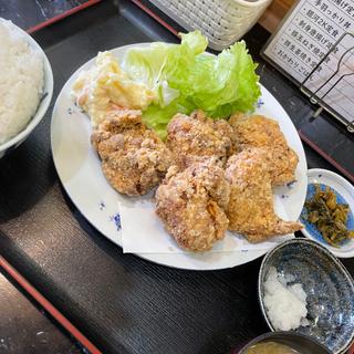 唐揚げ定食(モモ、ニンニク)(あげ市 鶴見店)