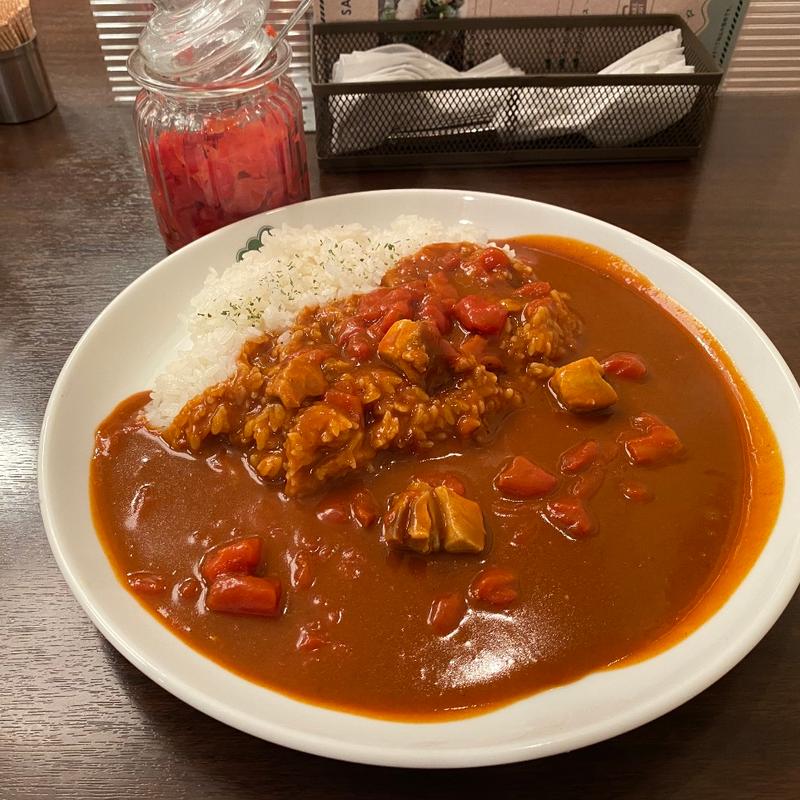 トマトチキンカレー　激辛(マウンテンカレー)