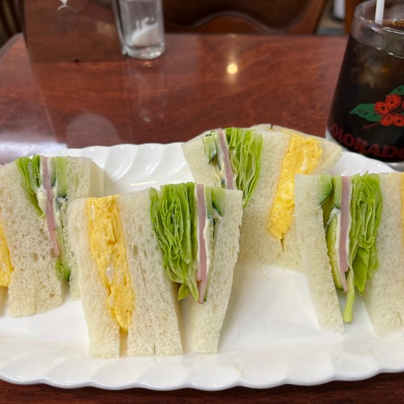 ミックスサンドセット(サラダ付)(コロラドコーヒーショップ マスサン)