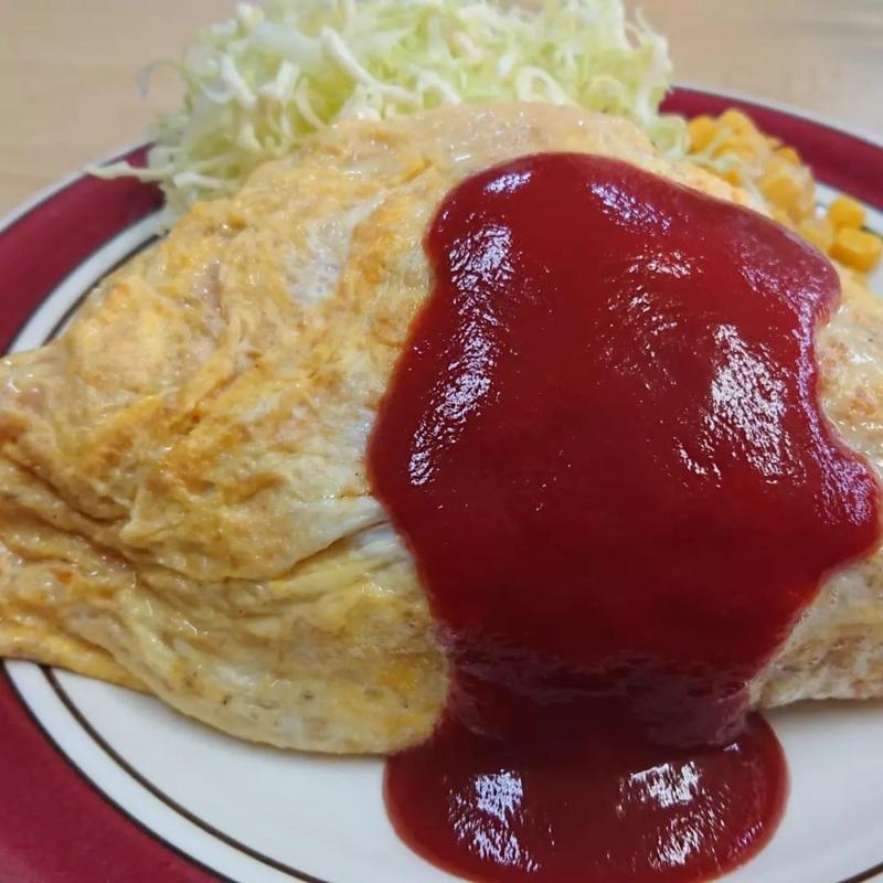 オムライス(食堂 栄安)