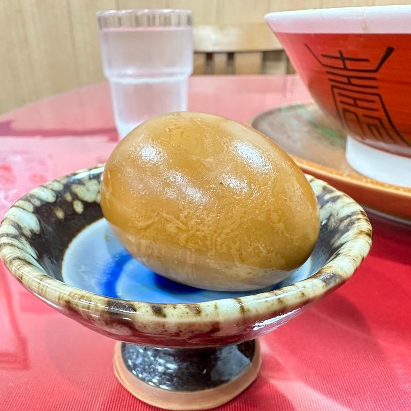 燻製味玉子(無添加つけ麺 手打ち中華蕎麦 手づくり餃子 和の華)