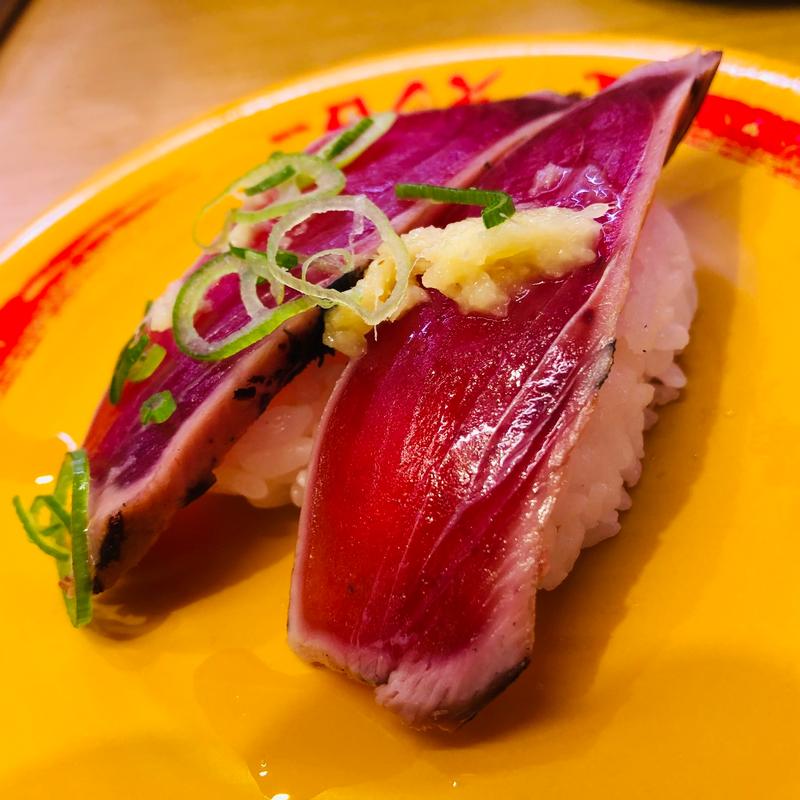 炭焼きかつおたたき(スシロー 鹿児島南栄店 )