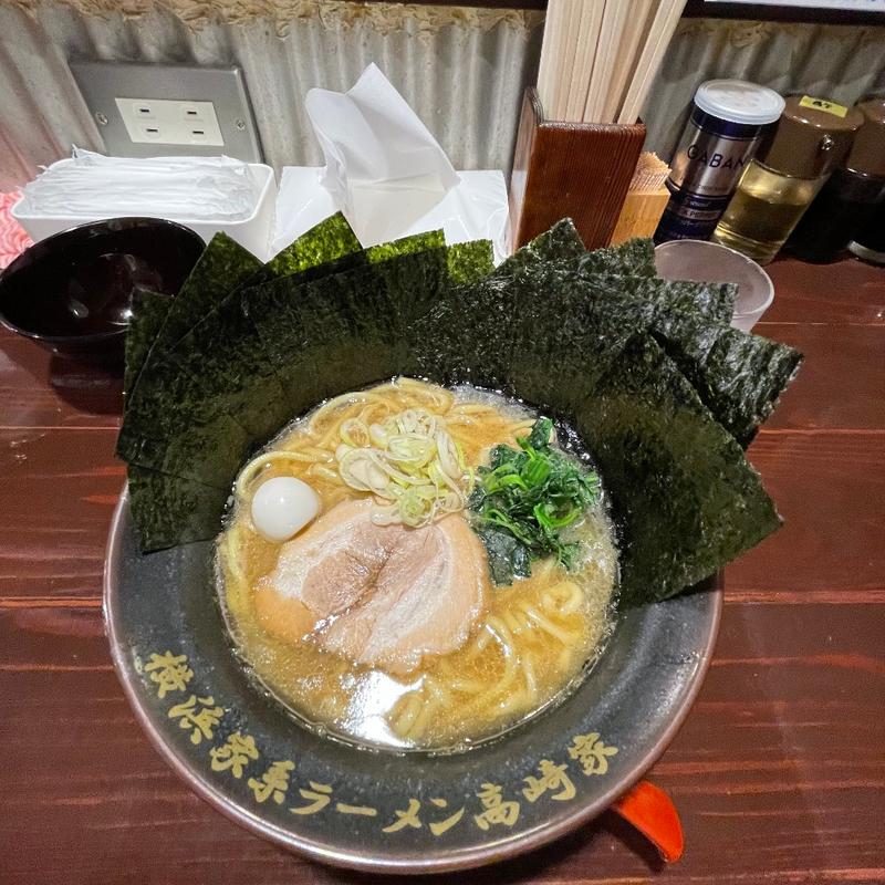 学生ラーメン(横浜家系ラーメン 高崎家)