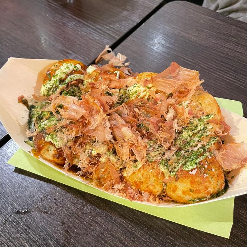 たこ焼き（塩）（特製ソース）花かつお・あおのり・マヨネーズ(大阪ミナミのたこいち 栄店 )