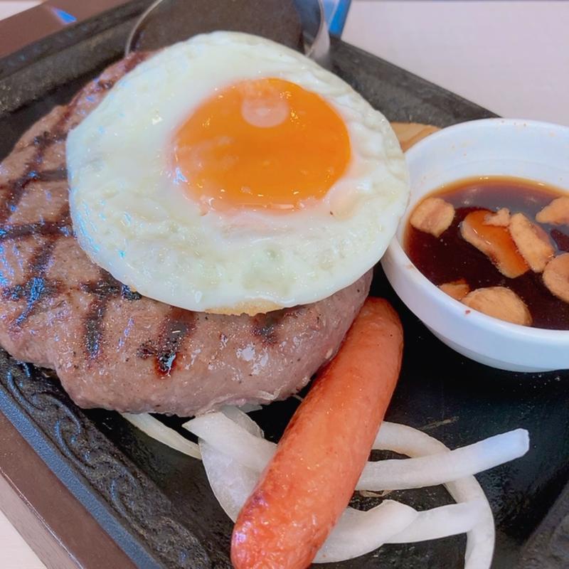 超粗挽きステーキバーグ(ステーキガスト 広島羽衣店 )