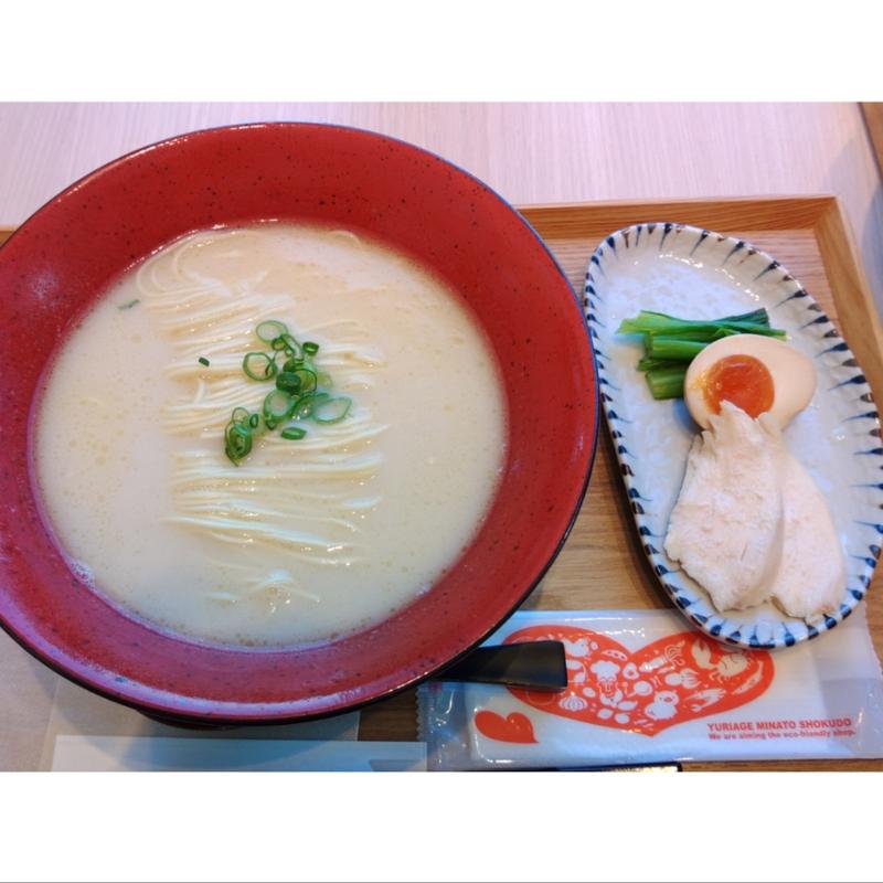 鶏塩中華そば濃厚(ゆりあげ 港食堂HACHI)