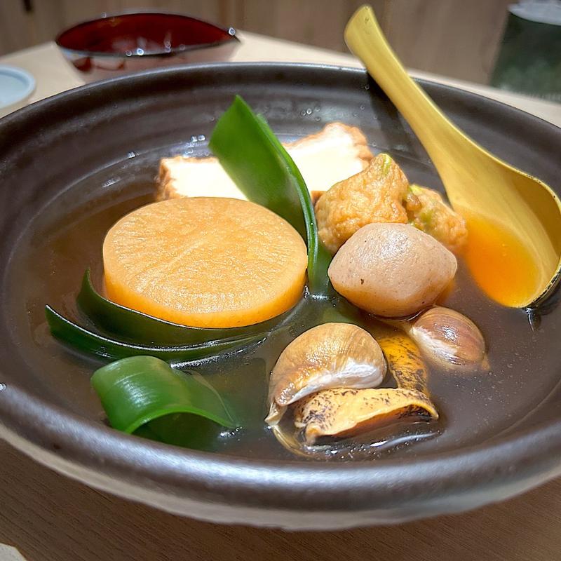 おでん盛り合わせ(蕎麦居酒屋と和菓子の店　京乃北)