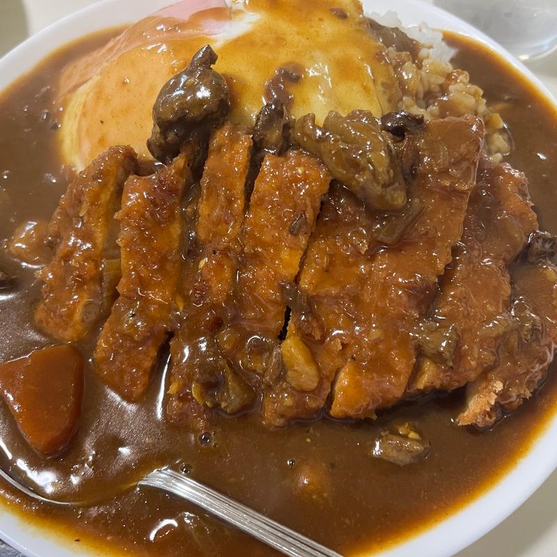 カツカレーハムエッグトッピング(来まぐれ )