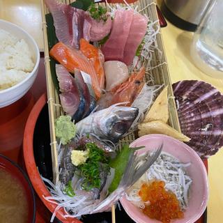 海鮮丼別盛り(多満利屋きらく)
