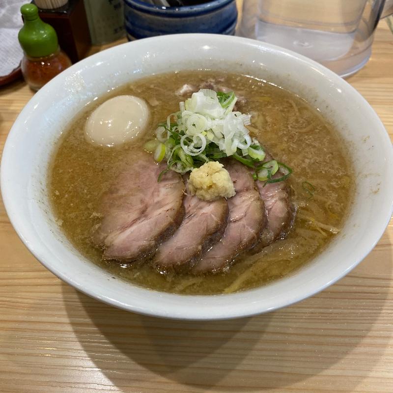 味噌チャーシューめん＋煮卵(三ん寅)