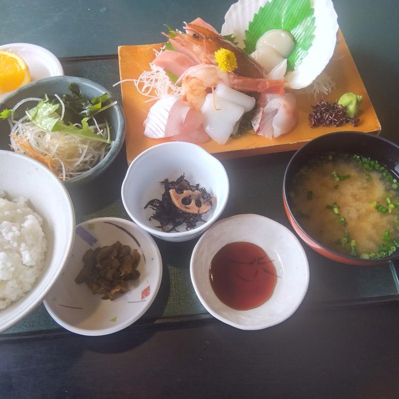 お刺身定食(海鮮処森田　大洗店)
