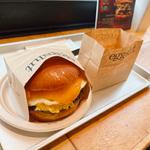 Route 20 Sandwich + OJ(eggslut 新宿サザンテラス店)