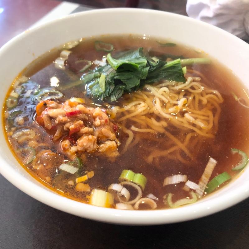 本日のランチD 坦々麺と炒飯(華珍楼)