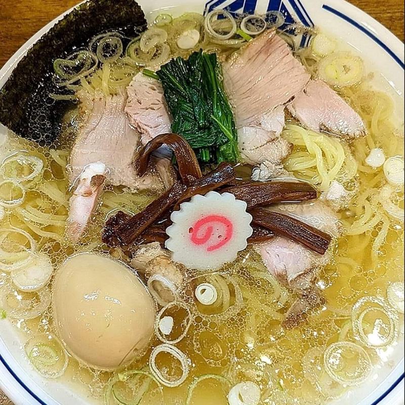 味玉塩生姜中華そば(生姜醤油専門 我武者羅 幡ヶ谷本店)