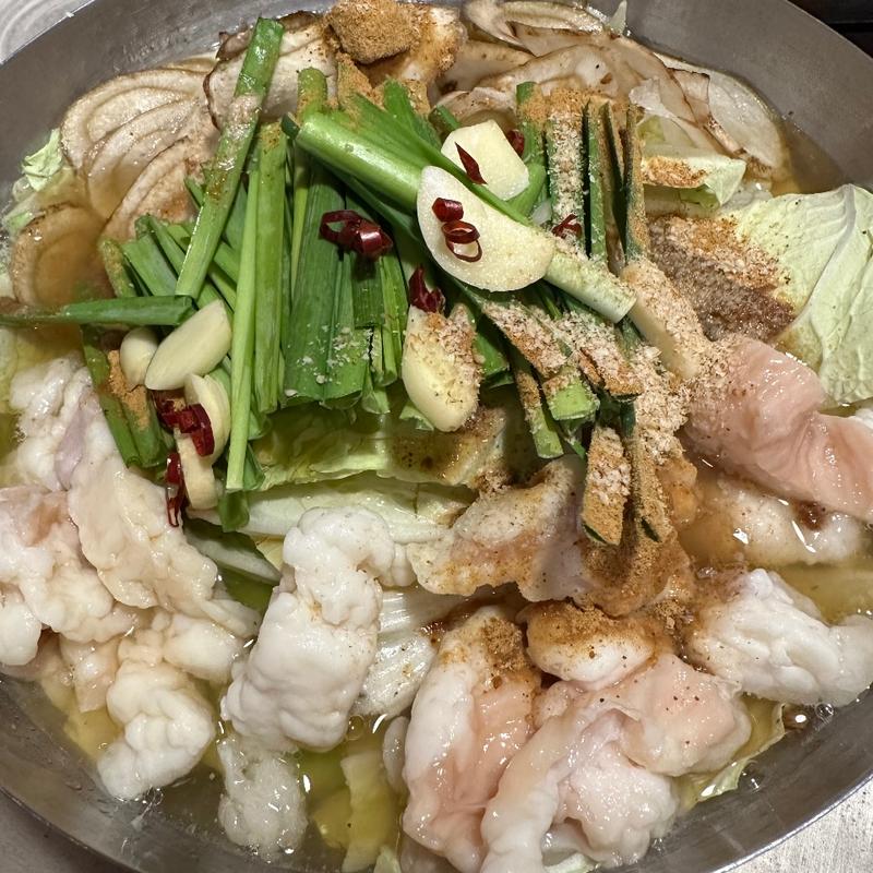 モツ鍋(精肉屋の餃子専門店 餃子食坊やまと小名浜店)